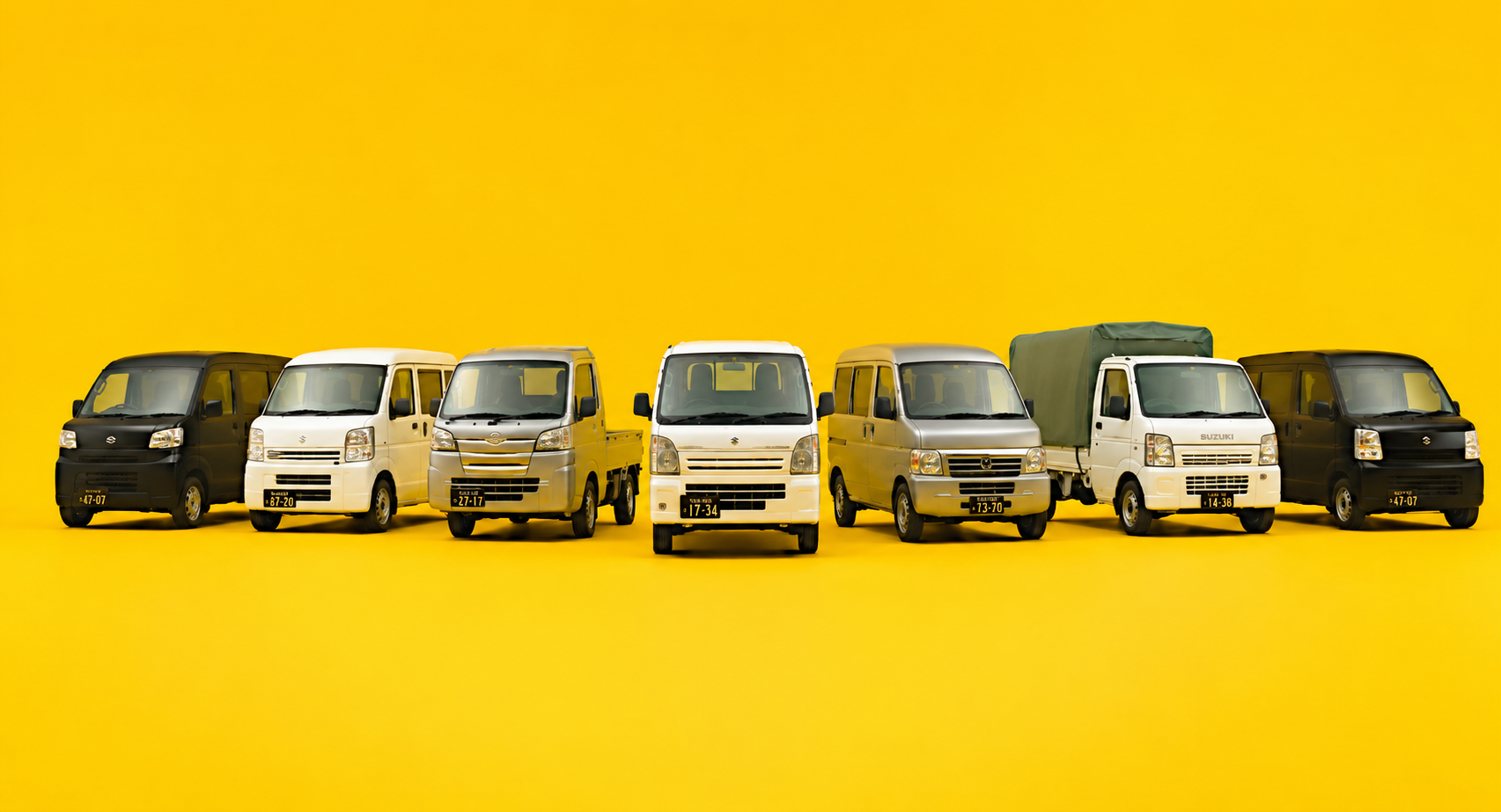 軽貨物車両ラインナップ